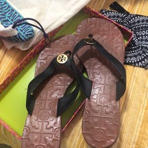 Black Tory Burch sandals